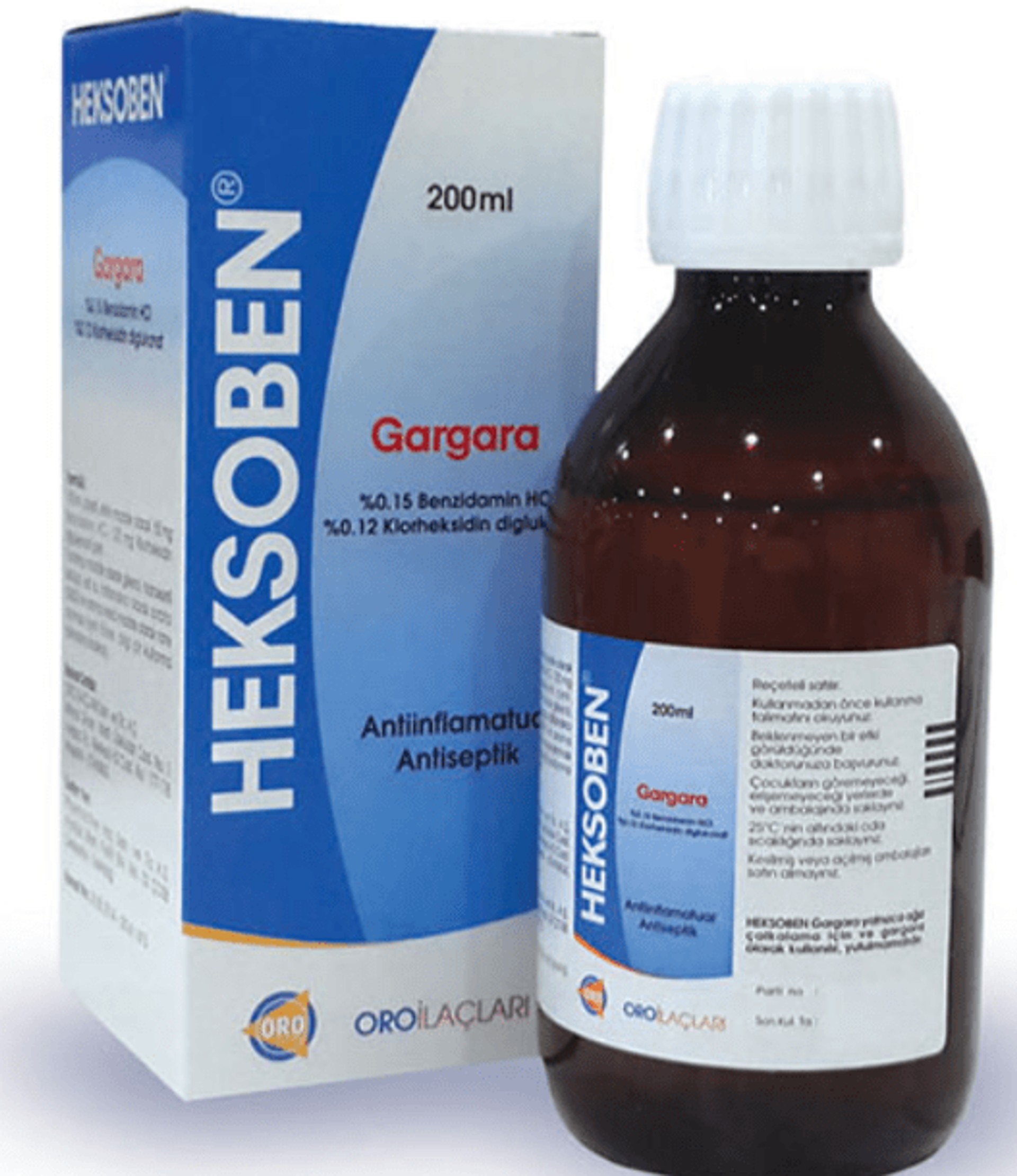 HEKSOBEN %0,15/0,12 GARGARA (200 ML)