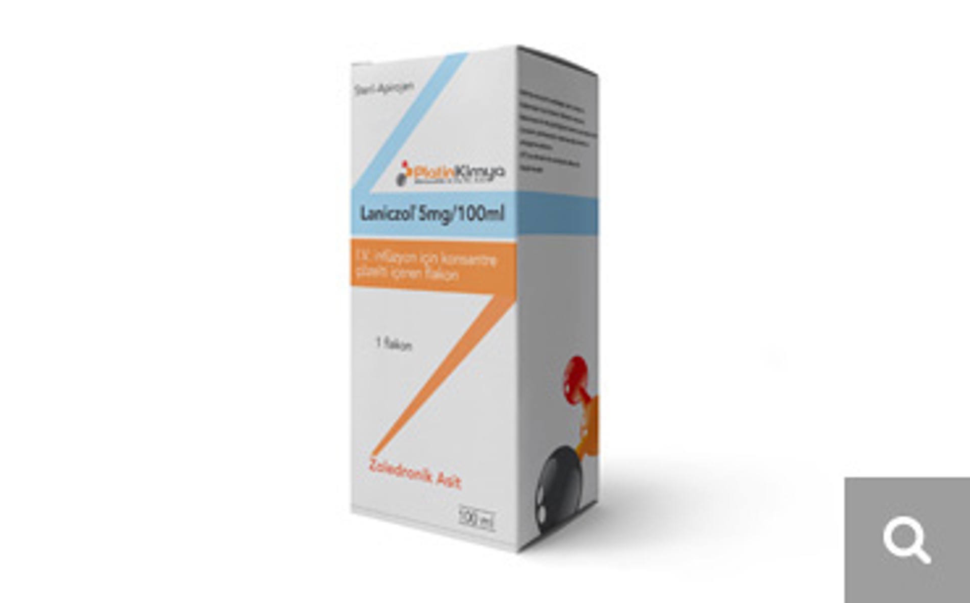 LANICZOL 5MG/100 ML IV INFUZYON ICIN KONSANTRE COZELTI ICEREN 1 FLAKON