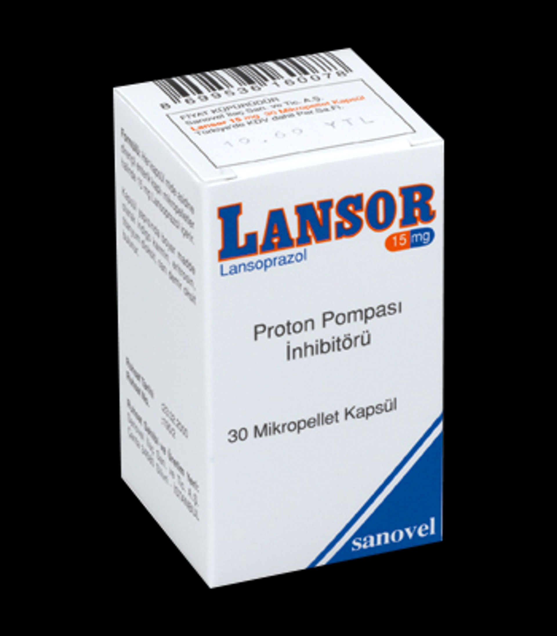 LANSOR 15 MG 30 KAPSÜL