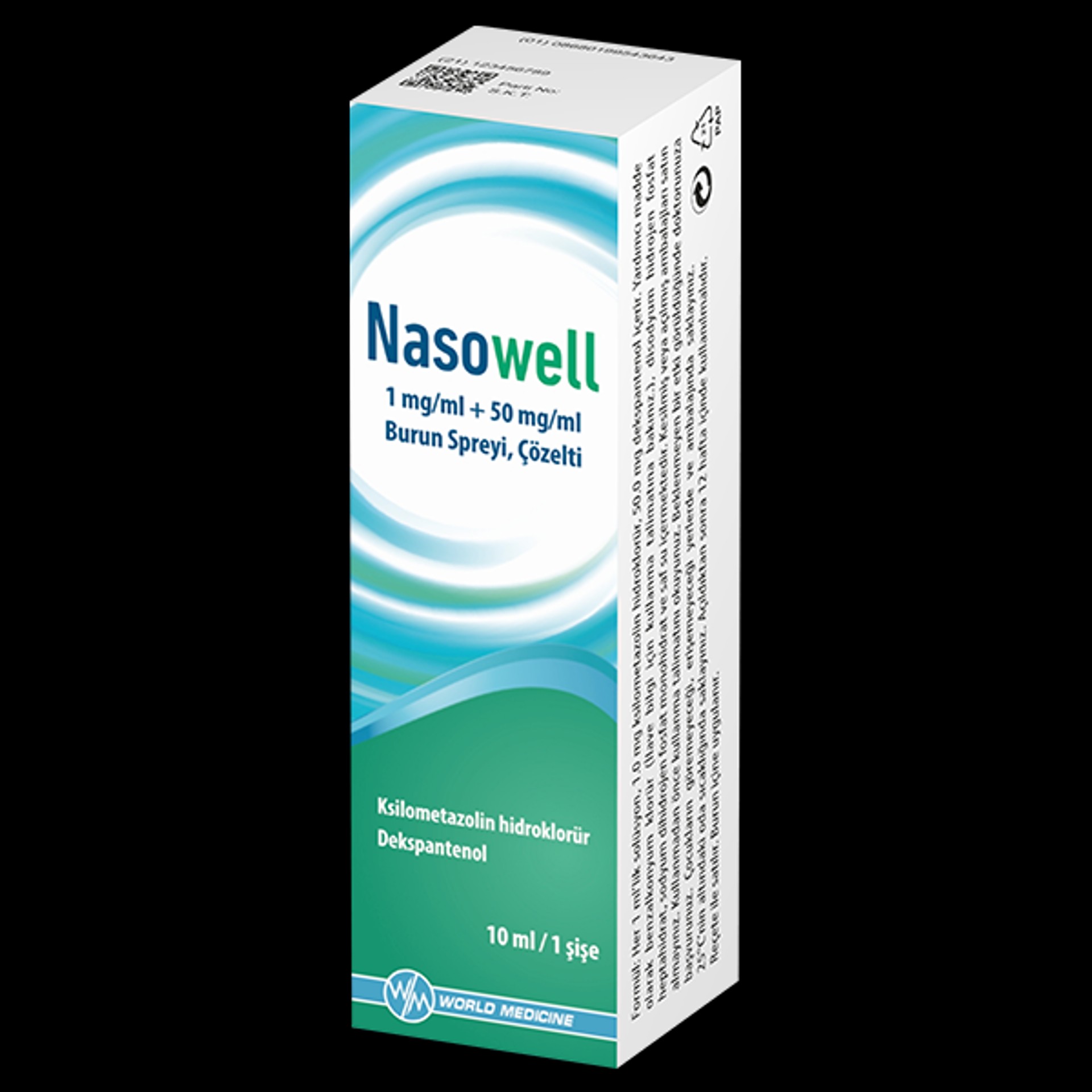 NASOWELL 1 MG/ML + 50 MG/ML BURUN SPREYI, COZELTI