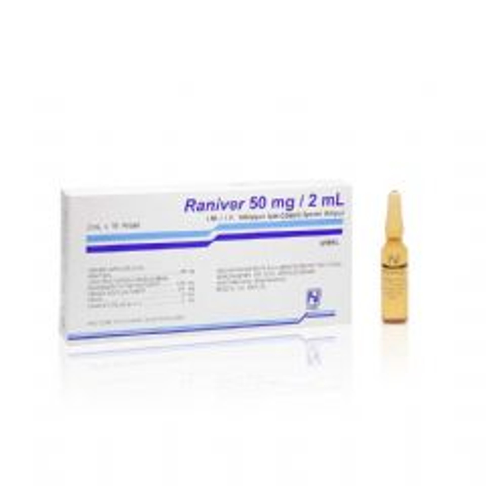 RANIVER 50 MG/2 ML 10 AMPUL RANIVER 50 MG/2 ML 10 AMPUL
