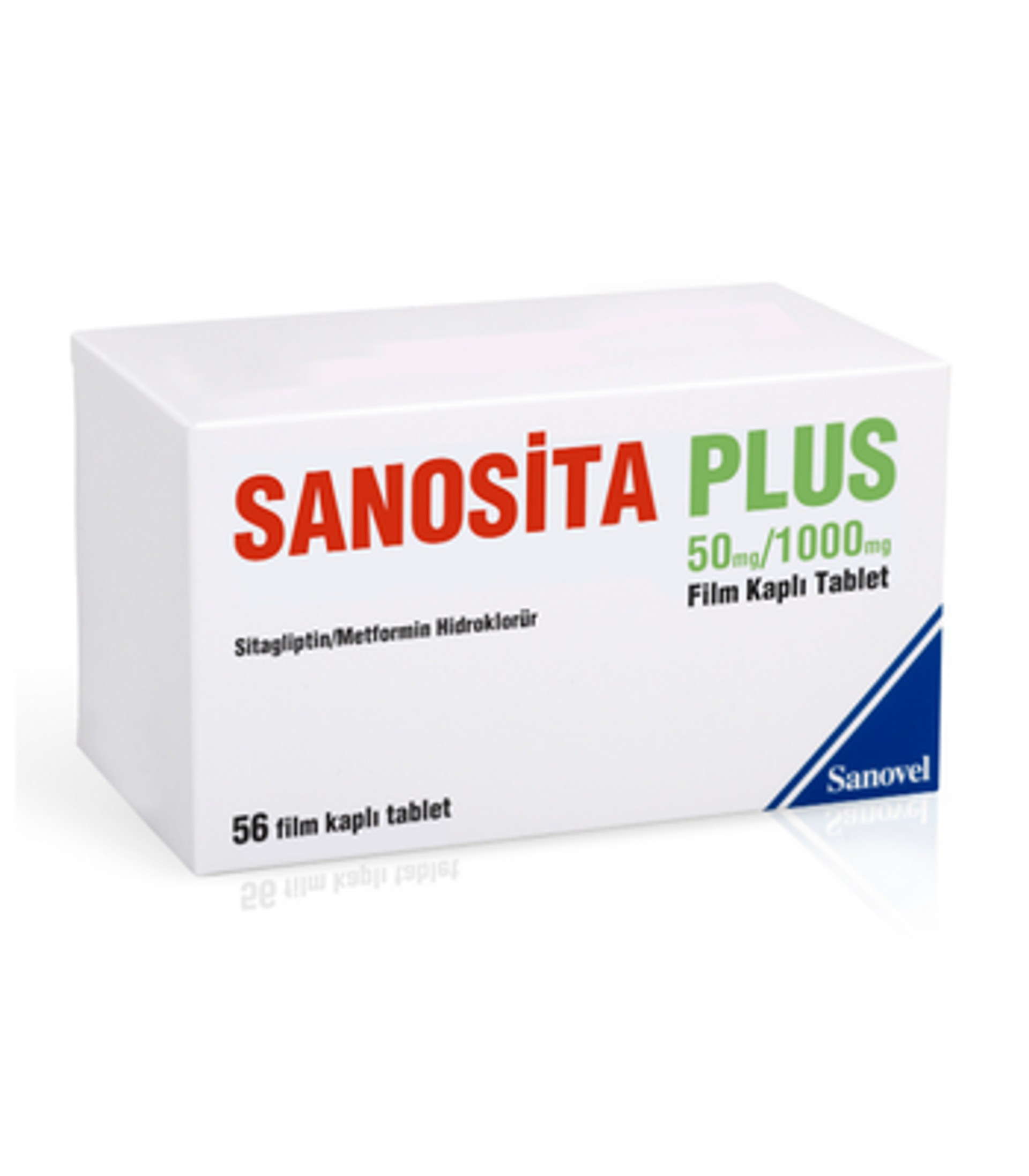 SANOSITA PLUS 50 MG/1000 MG FILM KAPLI TABLET (56 TABLET)
