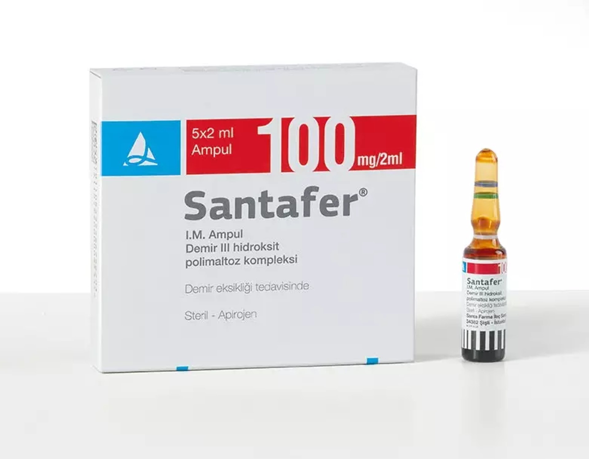 SANTAFER 100MG/2ML AMPUL