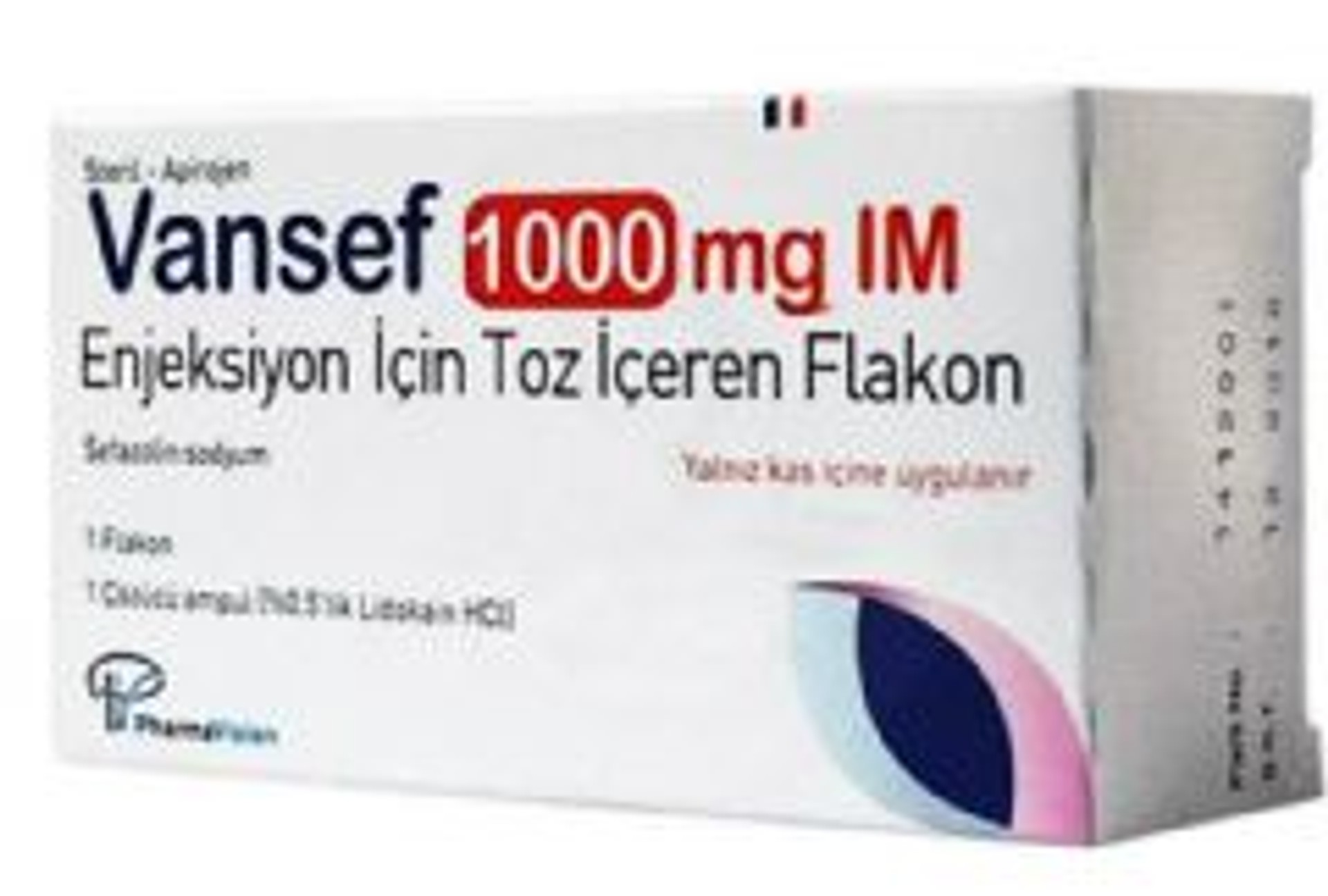 VANSEF 1000 MG IM ENJEKSIYON ICIN TOZ ICEREN FLAKON
