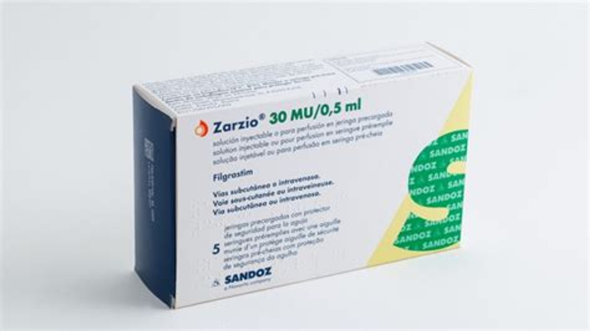 ZARZIO 30 MU/0.5 ML ENJEKSIYONLUK/INFUZYONLUK COZELTI ICEREN KULLANIMA HAZIR ENJEKTOR (5 ENJEKTOR)