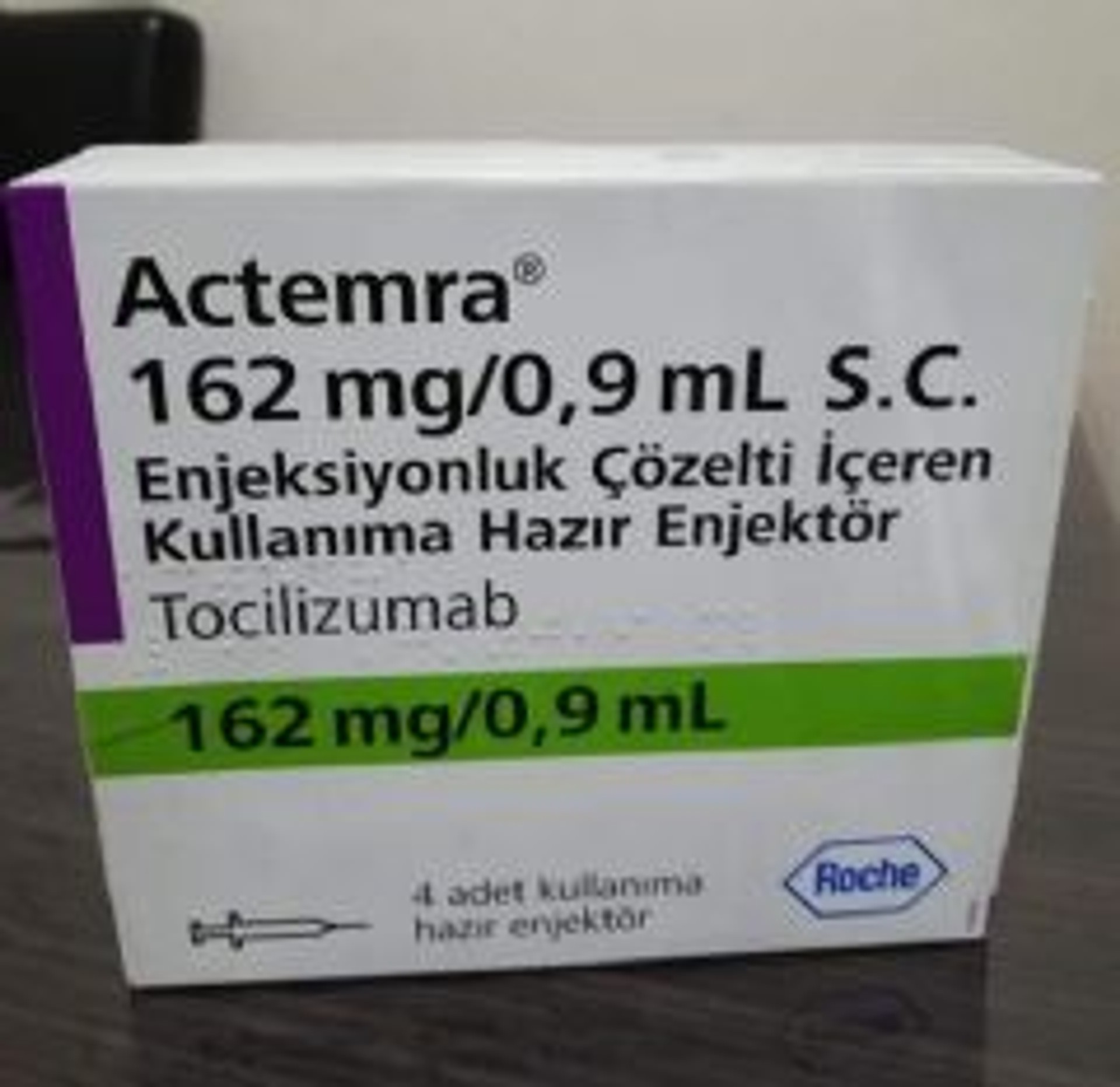 ACTEMRA 162 MG/ 0,9 ML SC ENJ. COZELTI ICEREN KULLANIMA HAZIR 4 ENJEKTOR