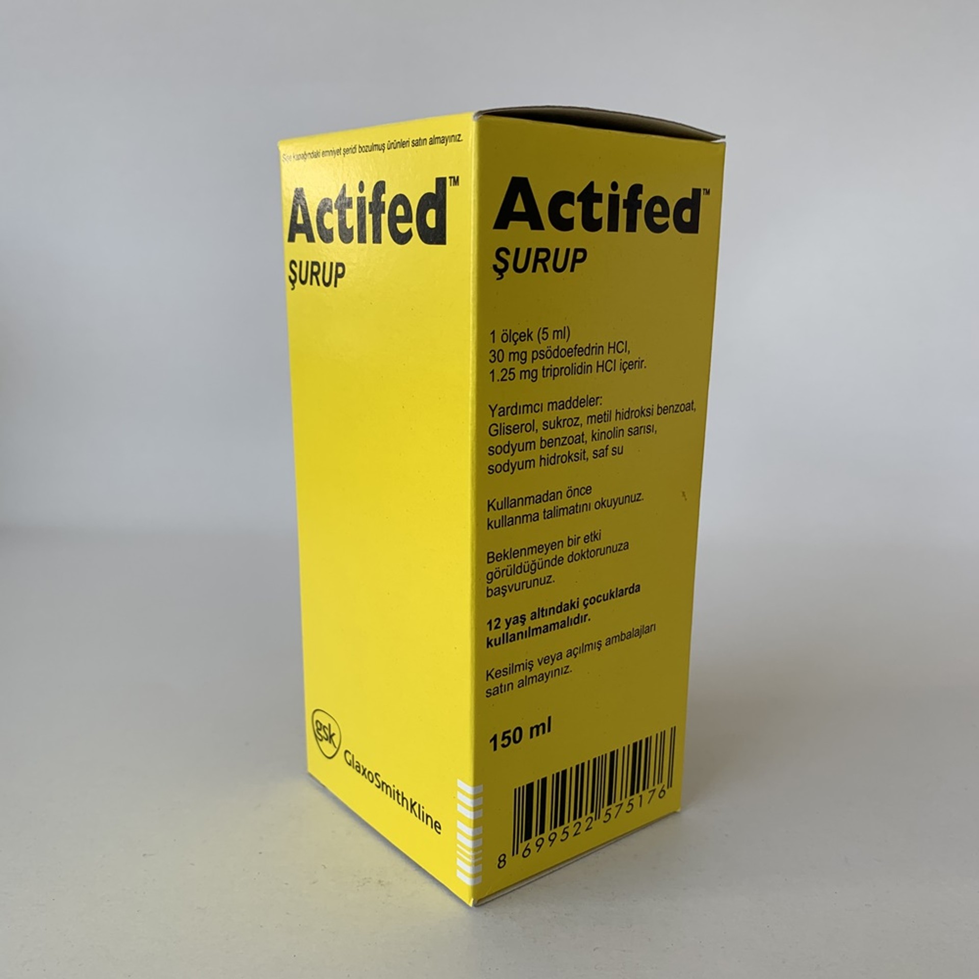 ACTIFED 150 ML ŞURUP