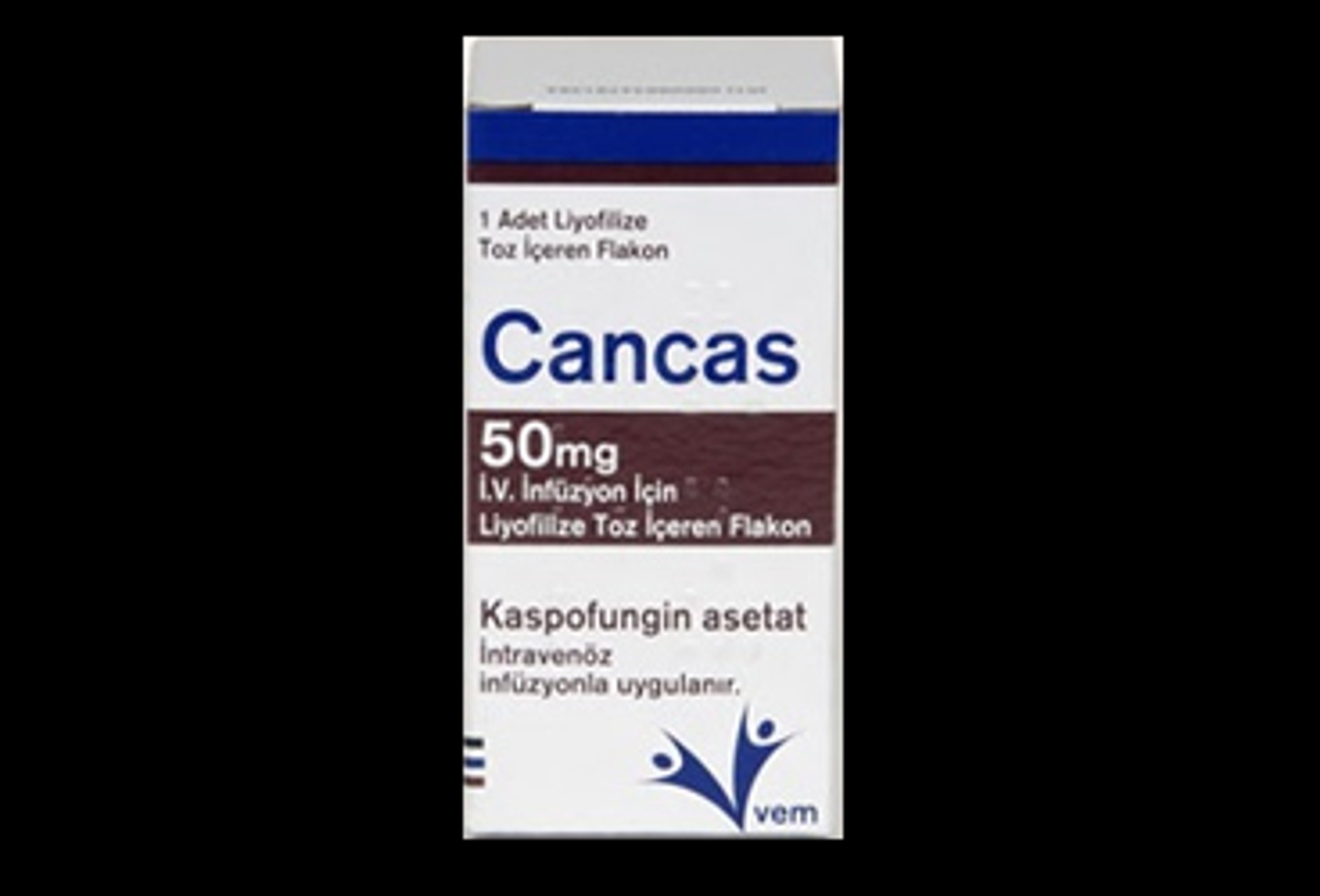 CANCAS 50 MG IV INFUZYON ICIN LIYOFILIZE TOZ ICEREN FLAKON