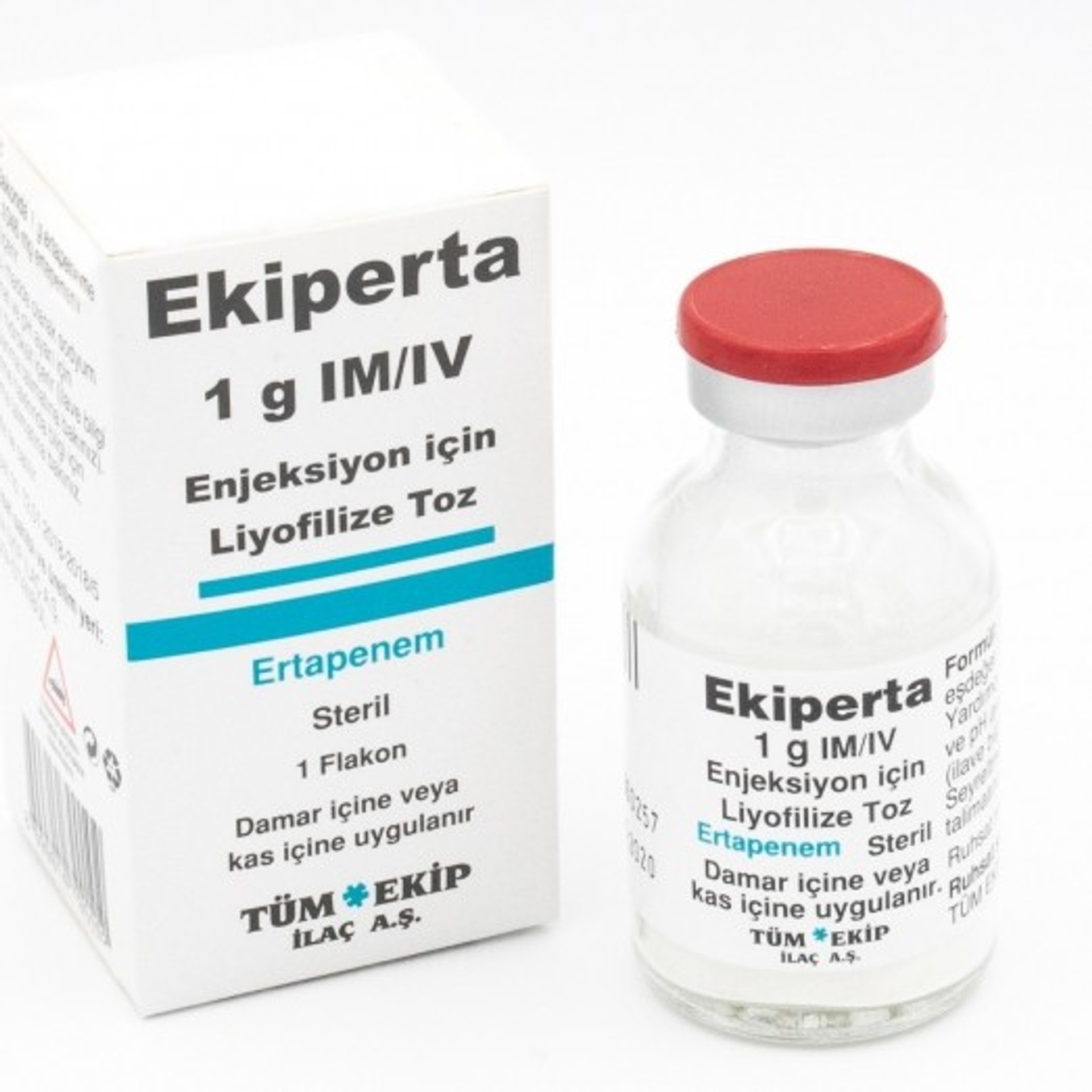 EKIPERTA 1 G IM/IV ENJEKSIYON ICIN LIYOFILIZE TOZ (5 FLAKON)