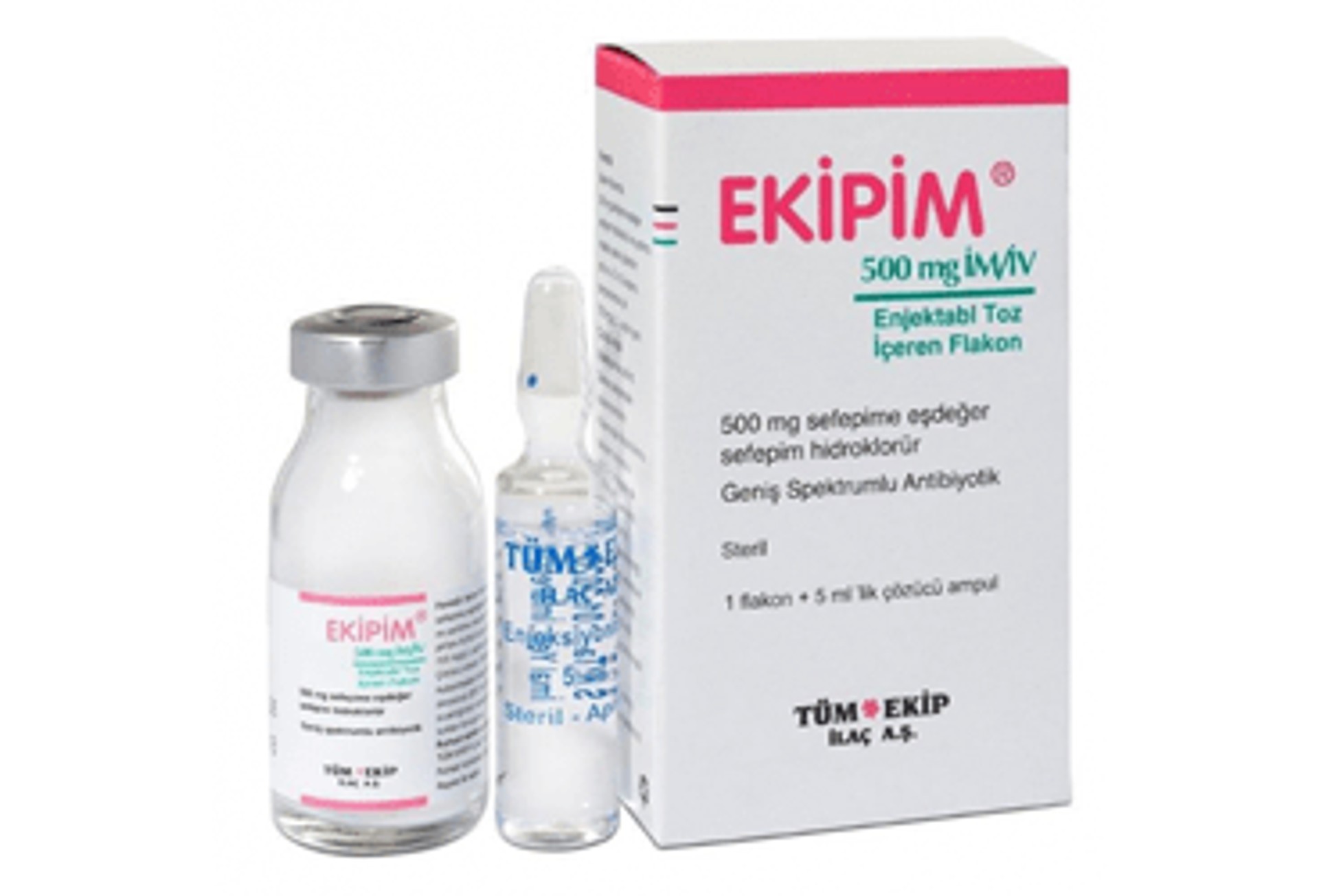 EKIPIM 0,5 GR IM/IV ENJEKTABL TOZ İÇEREN 1 FLAKON