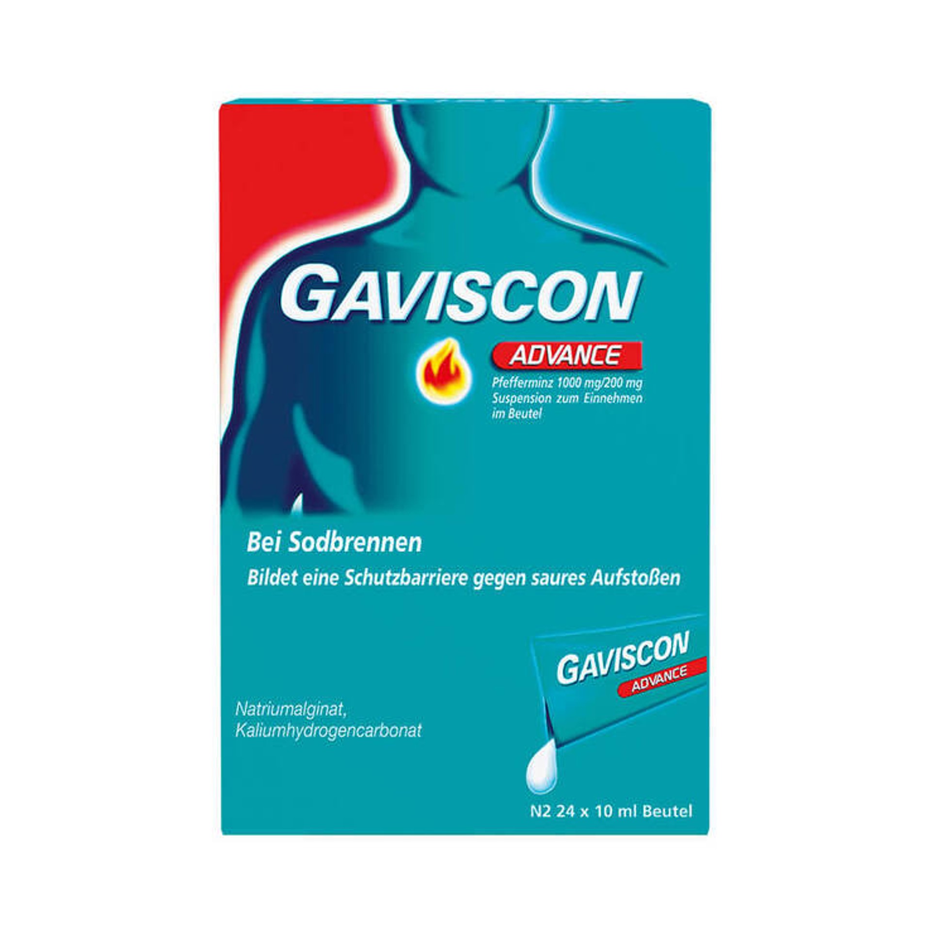 GAVISCON ADVANCE 1000 MG + 200 MG /10 ML ORAL SUSPANSIYON (200 ML)