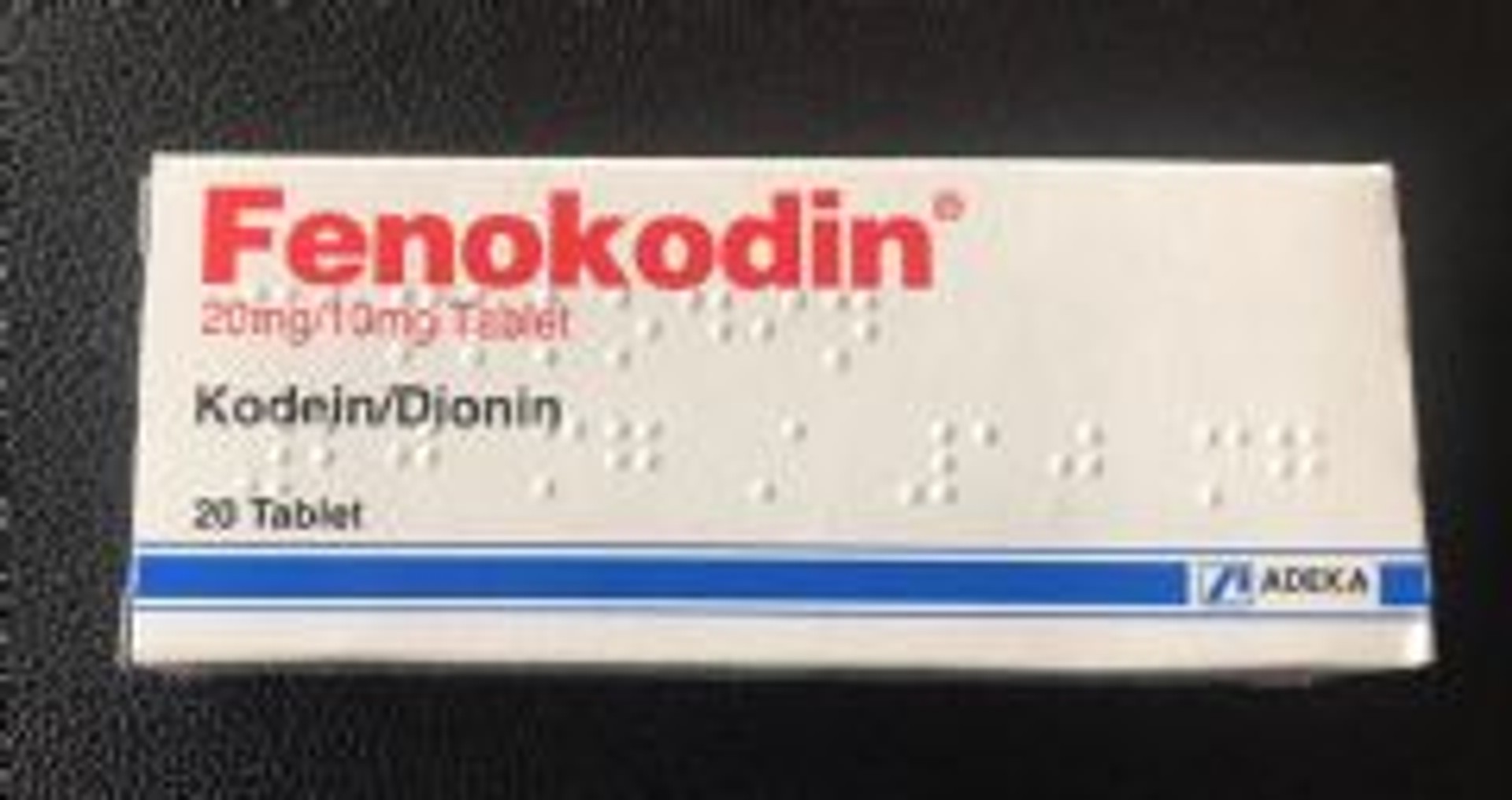 FENOKODIN 20 MG/10 MG TABLET (20 TABLET) FENOKODIN 20 MG/10 MG TABLET (20 TABLET)