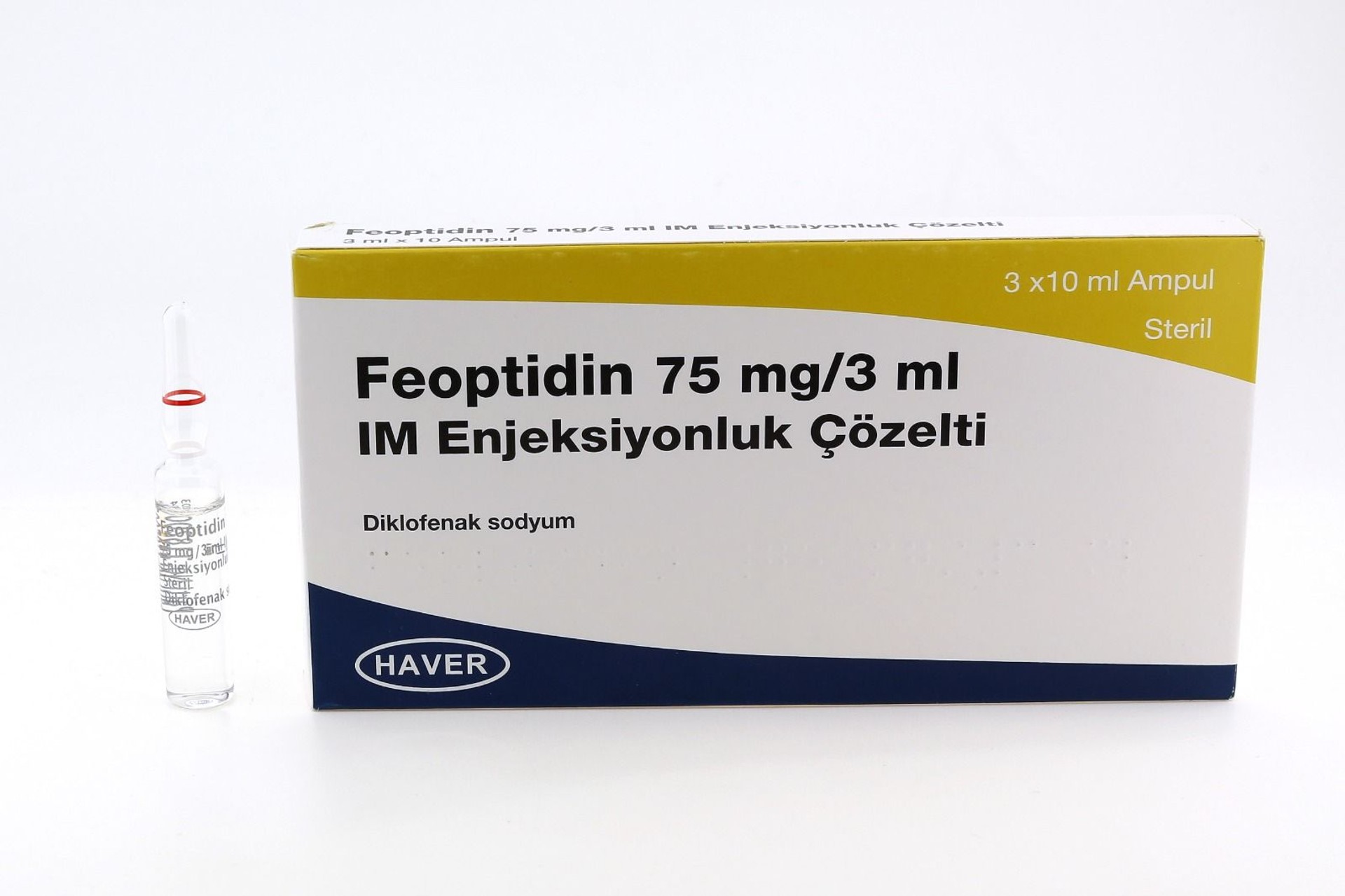 FEOPTIDIN 75 MG / 3 ML IM ENJEKSIYONLUK COZELTI (10 ADET)